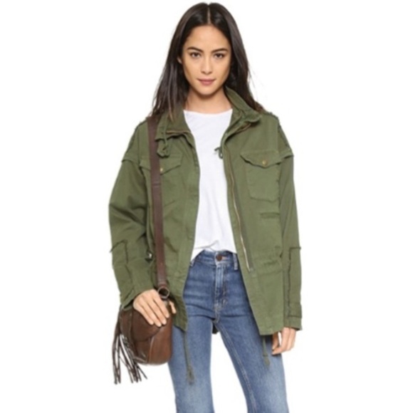 McGuire Denim Army Green Jacket Medium - Picture 2 of 14